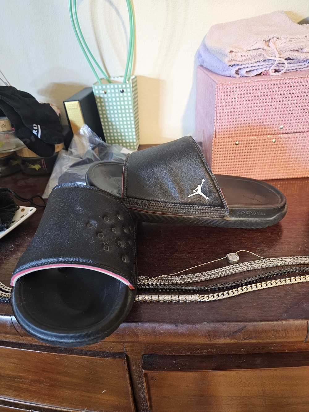 Jordan Men’s Black Slide Sandals